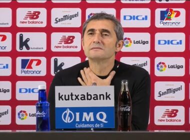 Ernesto Valverde az Athletic Club - Real Madrid bajnoki mérkőzés után